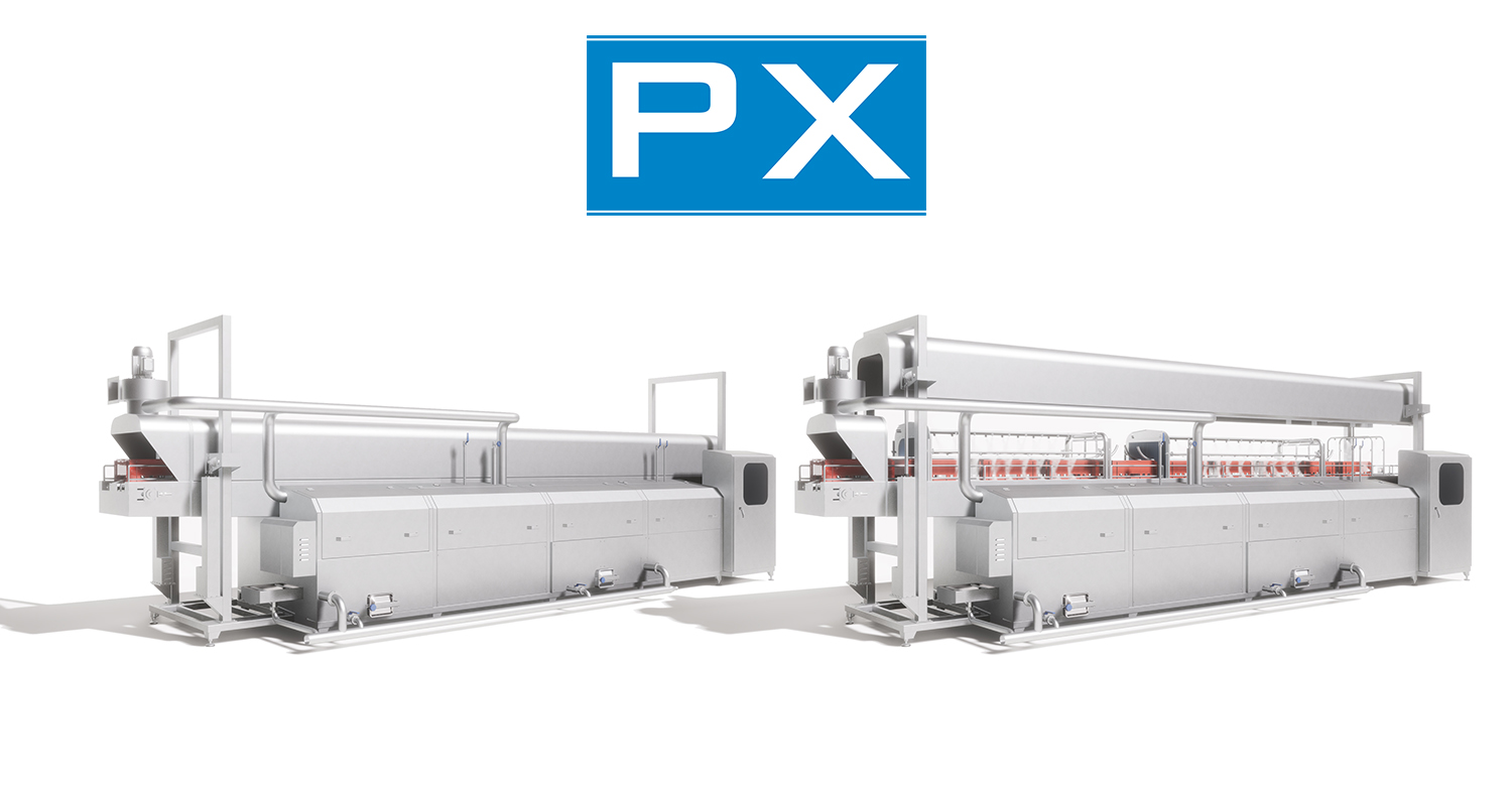 TUNNEL DE LAVAGE DE CAISSES PX 1 600 C/H CAPOTE AUTOMATIQUE VAPEUR