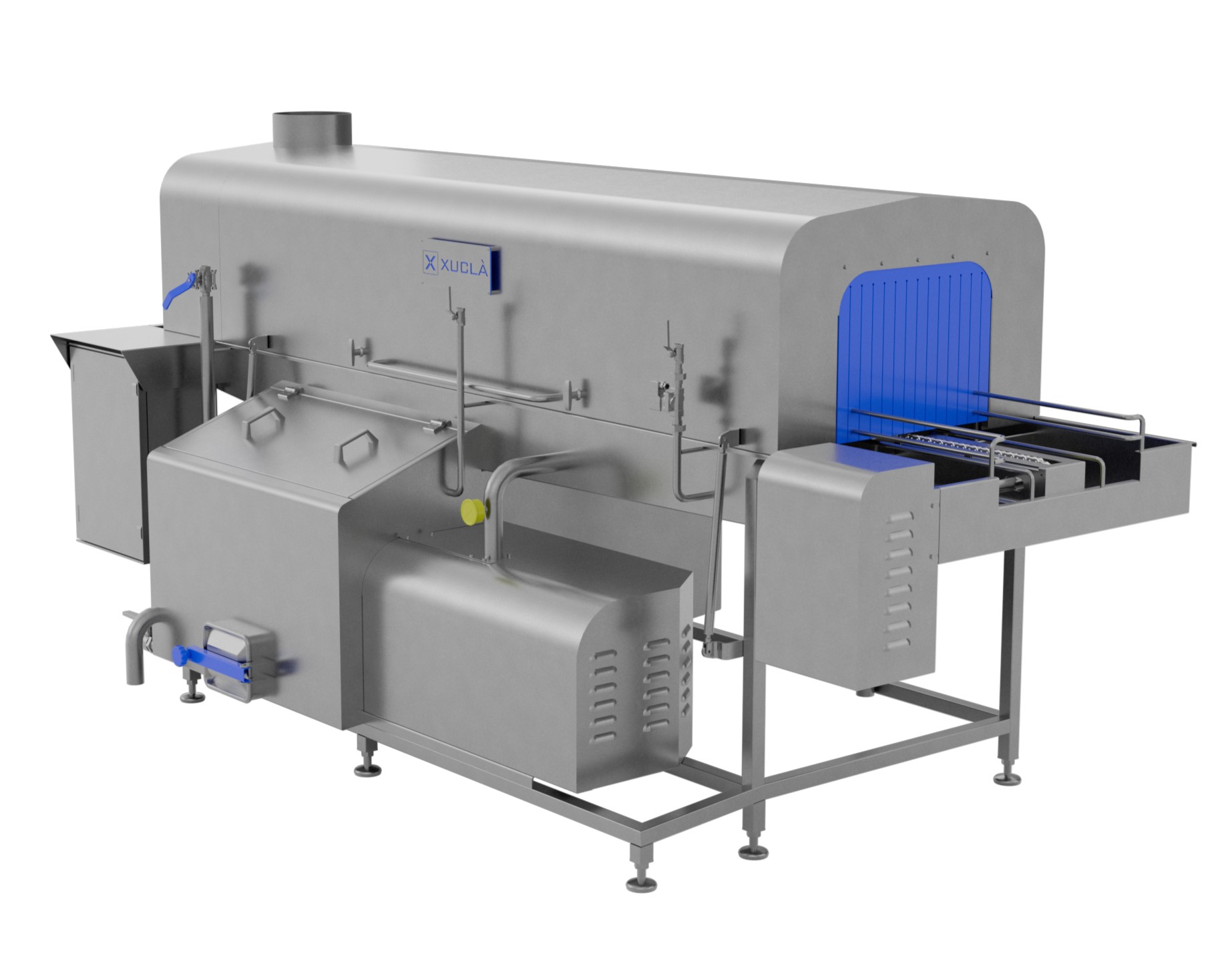 TUNNEL DE LAVAGE CAISSES 500 UDS/H